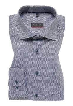 Eterna Dobbydesign Modern Fit - Zakelijk Overhemd - Mittelblau -Eterna 52c8402dcdab496498145cfffaea462a
