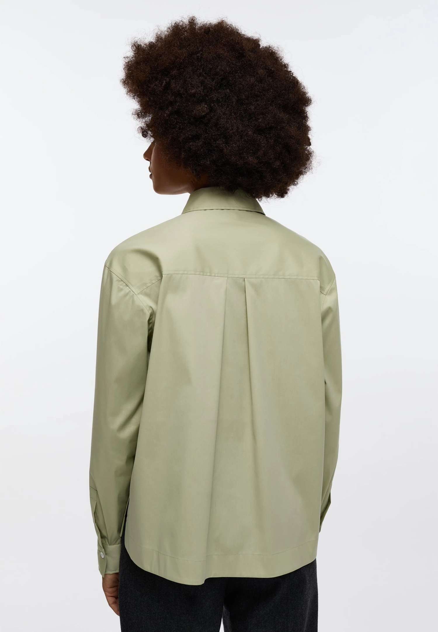 Eterna Loose Fit - Overhemdblouse - Salbeigrün 4 Eterna Loose Fit - Overhemdblouse - Salbeigrün - Afbeelding 2