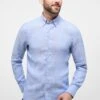 Eterna Soft Tailoring - Overhemd - Mittelblau -Eterna 5511e782dd6347069a61b6f8c753bdaa