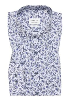 Eterna Print Fit - Overhemd - Blau -Eterna 5586f7b27b0b49d0b5c6be9fe6556578