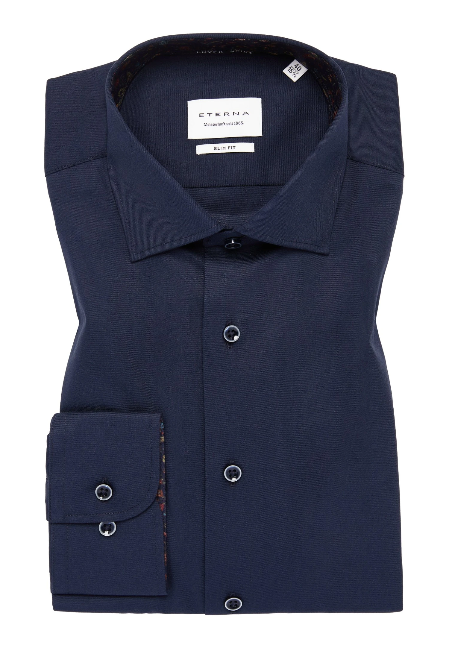 Eterna Cover - Overhemd - Navy 8 Eterna Cover - Overhemd - Navy - Afbeelding 6