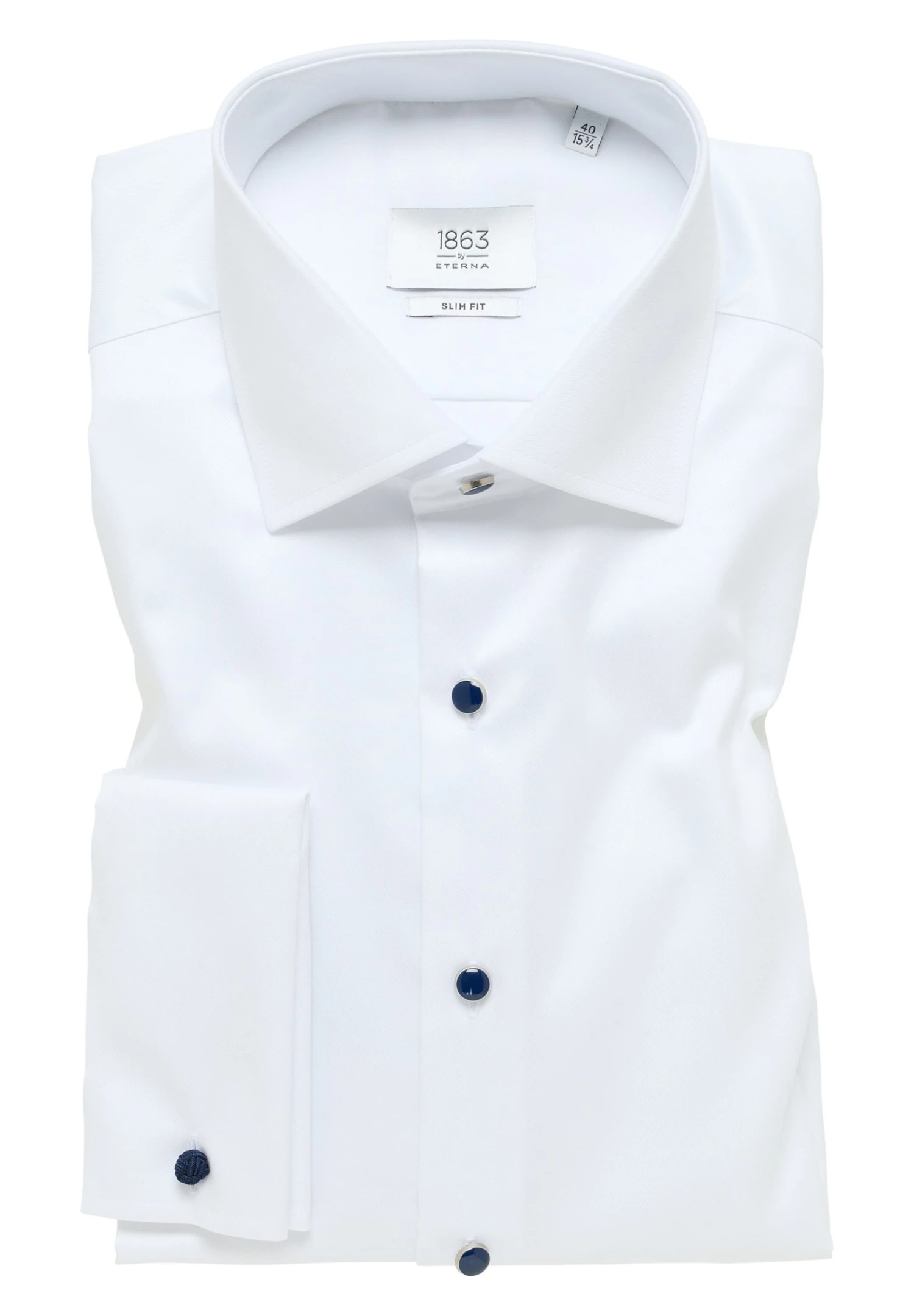 Eterna Unifarbenes Gentle- Overhemd - Weiß 8 Eterna Unifarbenes Gentle- Overhemd - Weiß - Afbeelding 6