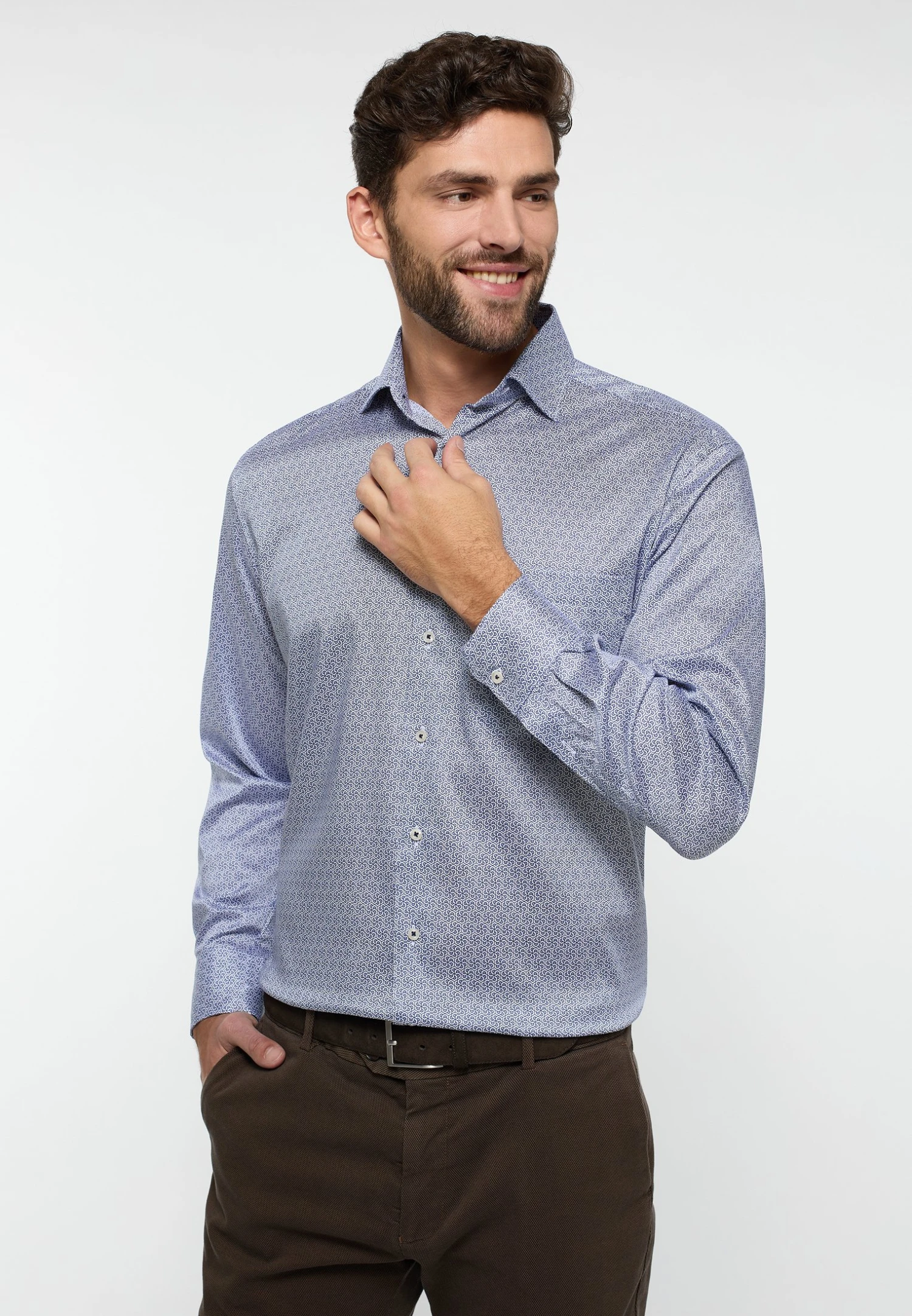 Eterna Performance Comfort Fit - Overhemd - Hellblau 3 Eterna Performance Comfort Fit - Overhemd - Hellblau