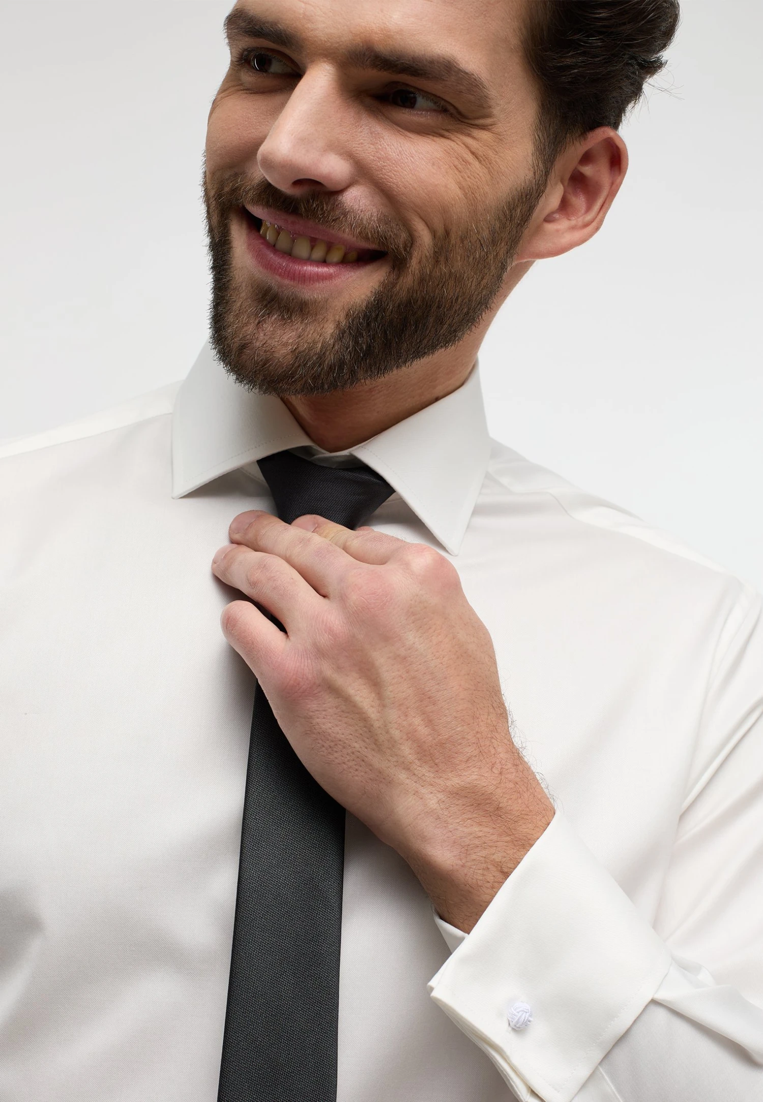 Eterna Unifarbenes GentleModern Fit - Zakelijk Overhemd - Champagner 5 Eterna Unifarbenes GentleModern Fit - Zakelijk Overhemd - Champagner - Afbeelding 3