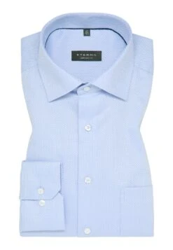 Eterna Struktur Comfort Fit - Zakelijk Overhemd - Hellblau -Eterna 5d73751f06d1473eb8d2d3c587713121