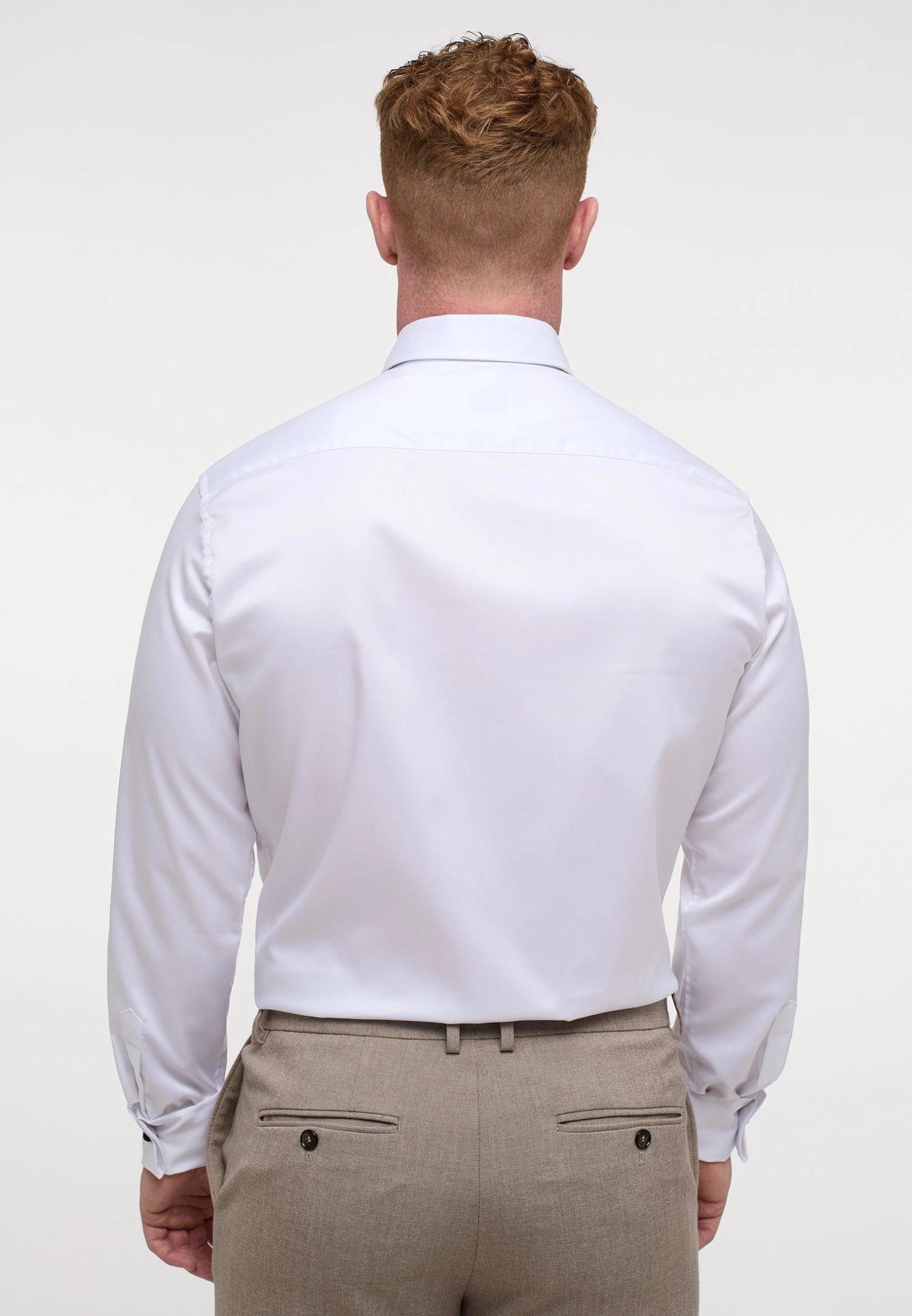 Eterna Unifarbenes Gentle Modern Fit - Zakelijk Overhemd - Weiß 4 Eterna Unifarbenes Gentle Modern Fit - Zakelijk Overhemd - Weiß - Afbeelding 2