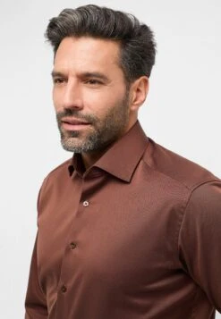 Eterna Cover Modern Fit - Zakelijk Overhemd - Dunkelbraun -Eterna 5ee2ce6fc9f444f5ac6e0a31a8de021c