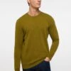 Eterna Mit Rundhals - Sweater - Olive -Eterna 5f581676c72040abb79ee4db6c67cba3