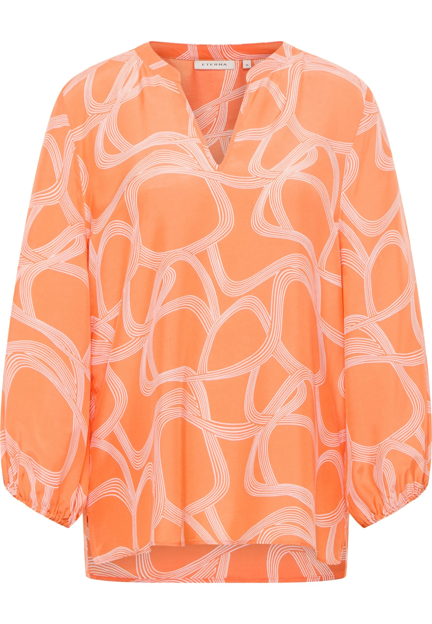Eterna Regular Fit - Blouse - Mandarine 6 Eterna Regular Fit - Blouse - Mandarine - Afbeelding 4