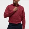 Eterna Struktur Modern Fit - Overhemd - Rusty Red 1 Eterna Struktur Modern Fit - Overhemd - Rusty Red -Eterna 5fc8100b91924fce96a568a1169fd58c