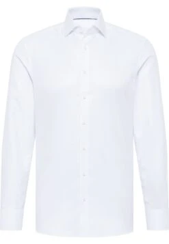 Eterna Struktur Slim Fit - Zakelijk Overhemd - Weiß -Eterna 6026f394f3d048a3bc9b438ef3f5b2ac