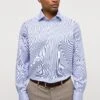 Eterna Gestreiftes Twill Modern Fit - Zakelijk Overhemd - Royal Blau 1 Eterna Gestreiftes Twill Modern Fit - Zakelijk Overhemd - Royal Blau -Eterna 605315a1e9424ed68b1f9947726b464e