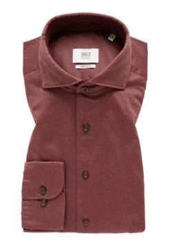 Eterna Langarm Modern Fit - Zakelijk Overhemd - Aubergine 13 Eterna Langarm Modern Fit - Zakelijk Overhemd - Aubergine -Eterna 60c60b5fef784c788ccd4980ae77b152