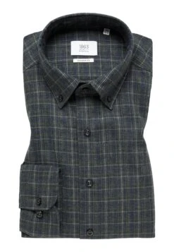 Eterna Kariertes Soft Tailoring Comfort Fit - Overhemd - Anthrazit -Eterna 6103a26caead4a8086dd144ea136930a