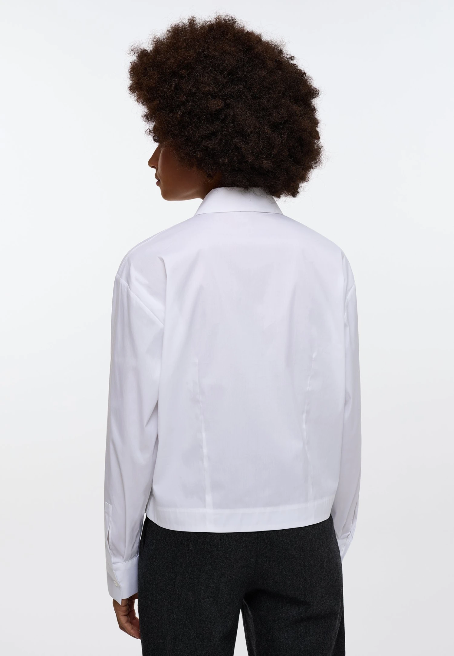 Eterna Signature Loose Fit - Overhemdblouse - Weiß 4 Eterna Signature Loose Fit - Overhemdblouse - Weiß - Afbeelding 2