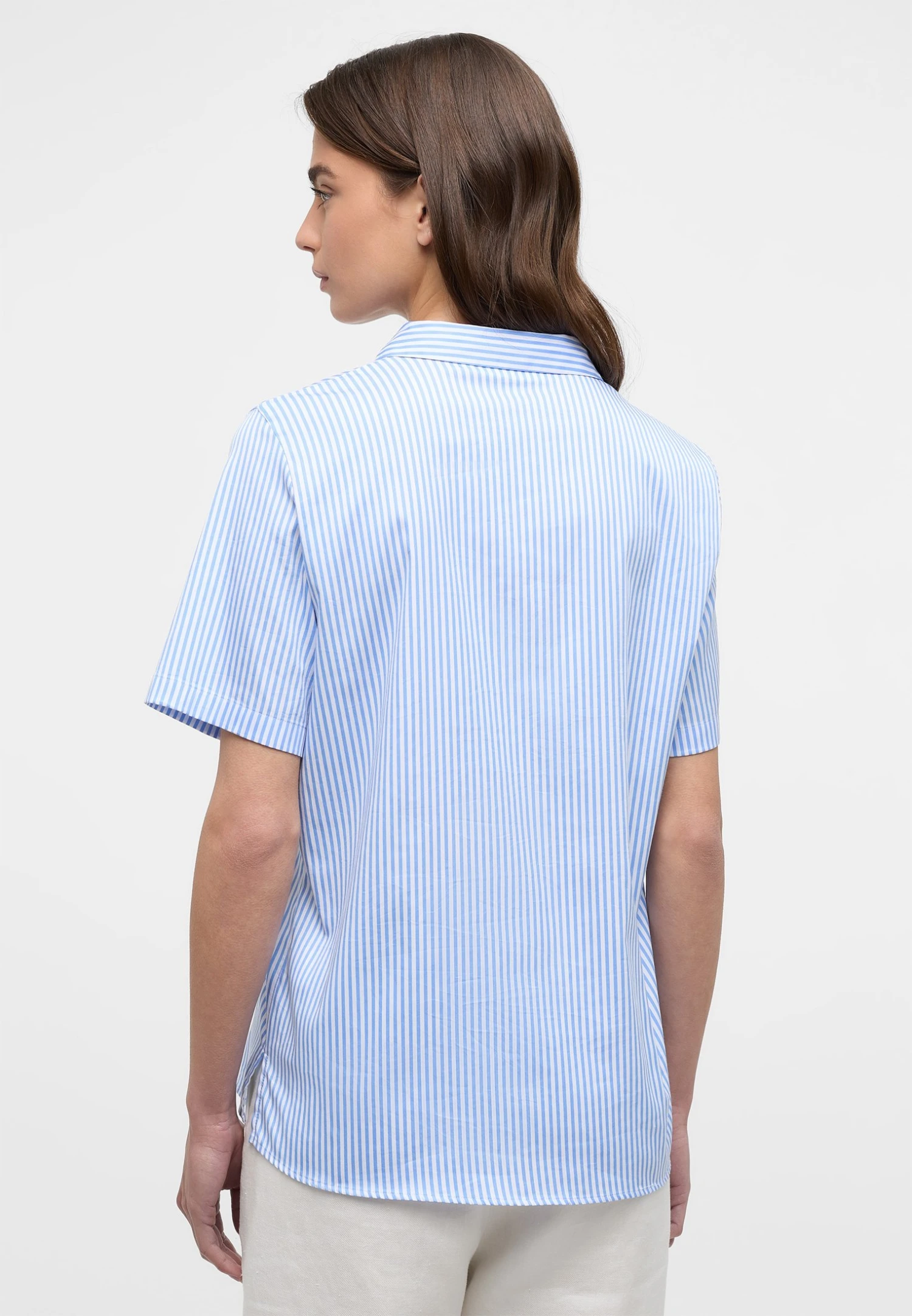 Eterna Regular Fit - Blouse - Blau 4 Eterna Regular Fit - Blouse - Blau - Afbeelding 2