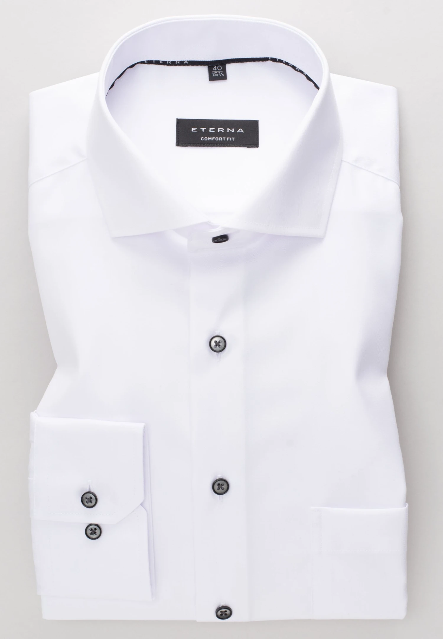 Eterna Comfort Fit - Zakelijk Overhemd - Weiß 7 Eterna Comfort Fit - Zakelijk Overhemd - Weiß - Afbeelding 5