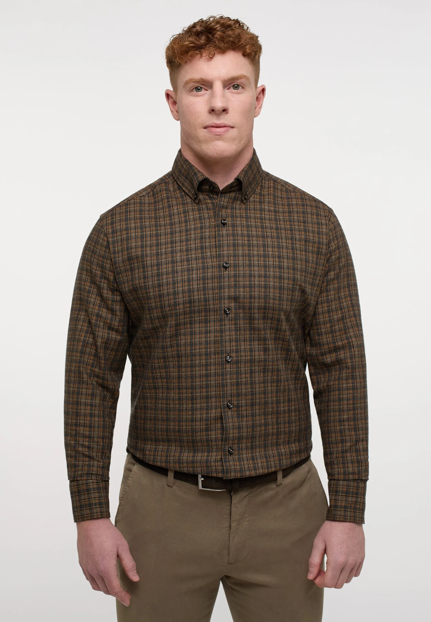 Eterna KariertesTailoring Modern Fit - Overhemd - Schwarz 3 Eterna KariertesTailoring Modern Fit - Overhemd - Schwarz