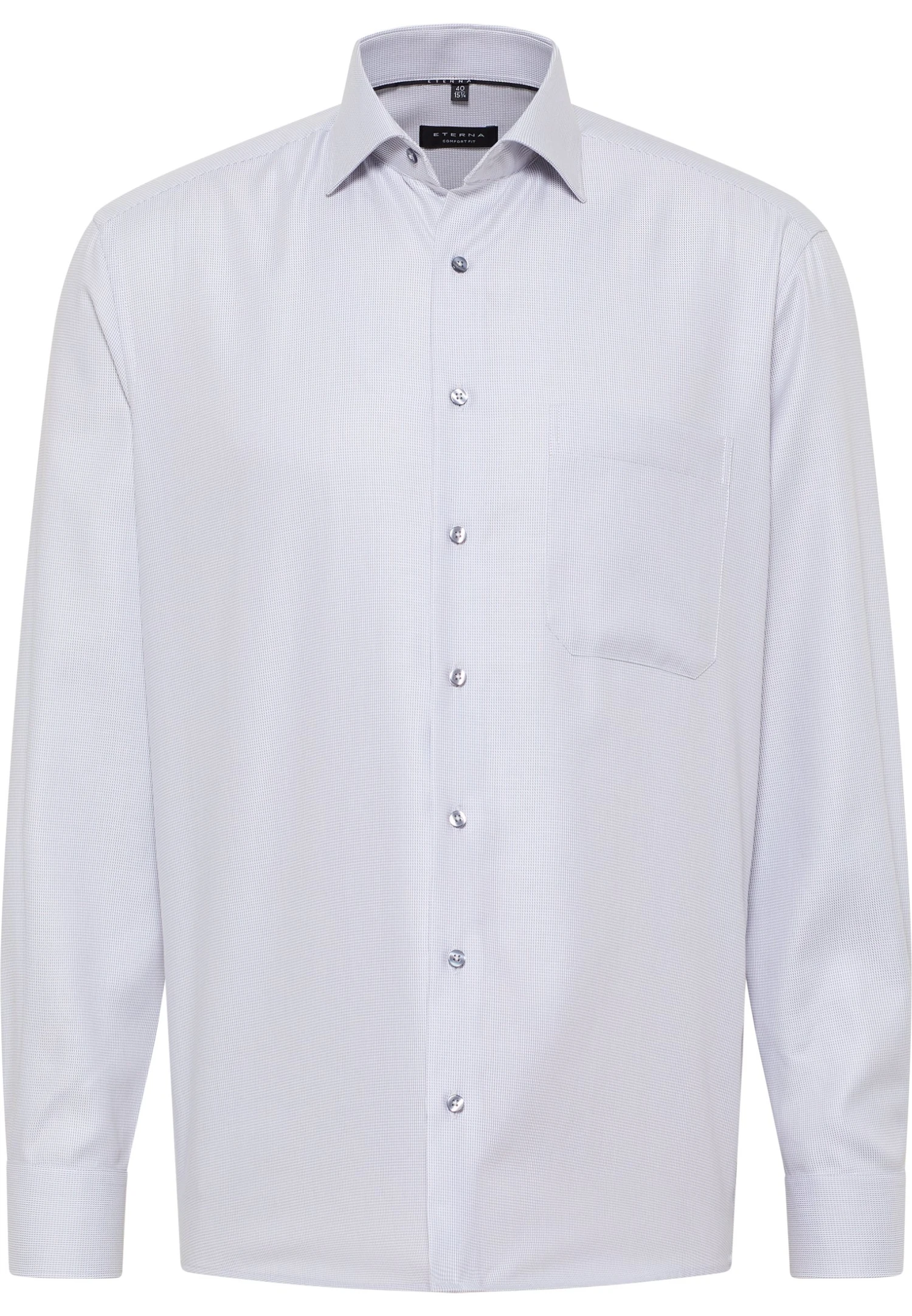 Eterna Comfort Fit - Overhemd - Grau 6 Eterna Comfort Fit - Overhemd - Grau - Afbeelding 4