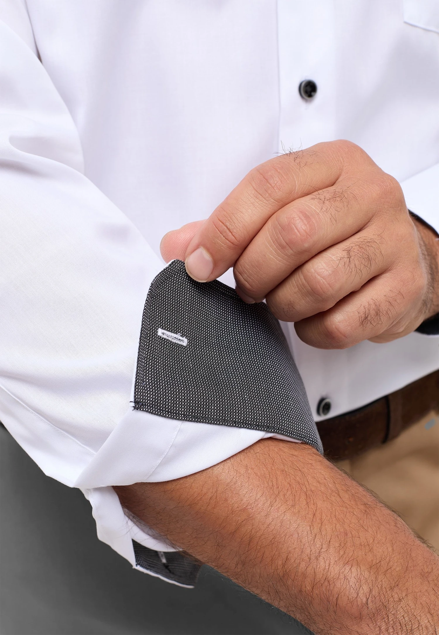 Eterna Pinpoint Modern Fit - Overhemd - Weiß 5 Eterna Pinpoint Modern Fit - Overhemd - Weiß - Afbeelding 3
