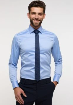 Eterna Slim Fit - Zakelijk Overhemd - Mittelblau
