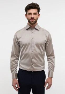 Eterna Modern Fit - Zakelijk Overhemd - Caramell