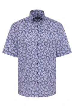 Eterna Bedrucktes Kurzarm Comfort Fit - Overhemd - Blau 11 Eterna Bedrucktes Kurzarm Comfort Fit - Overhemd - Blau -Eterna 6966a66a57b14cae8a2e23415c6b90d5