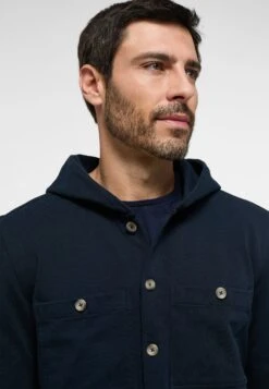 Eterna Even Regular Fit - Overhemd - Navy -Eterna 6abfdfcfef0b40e0afbb4e6a7660aeec