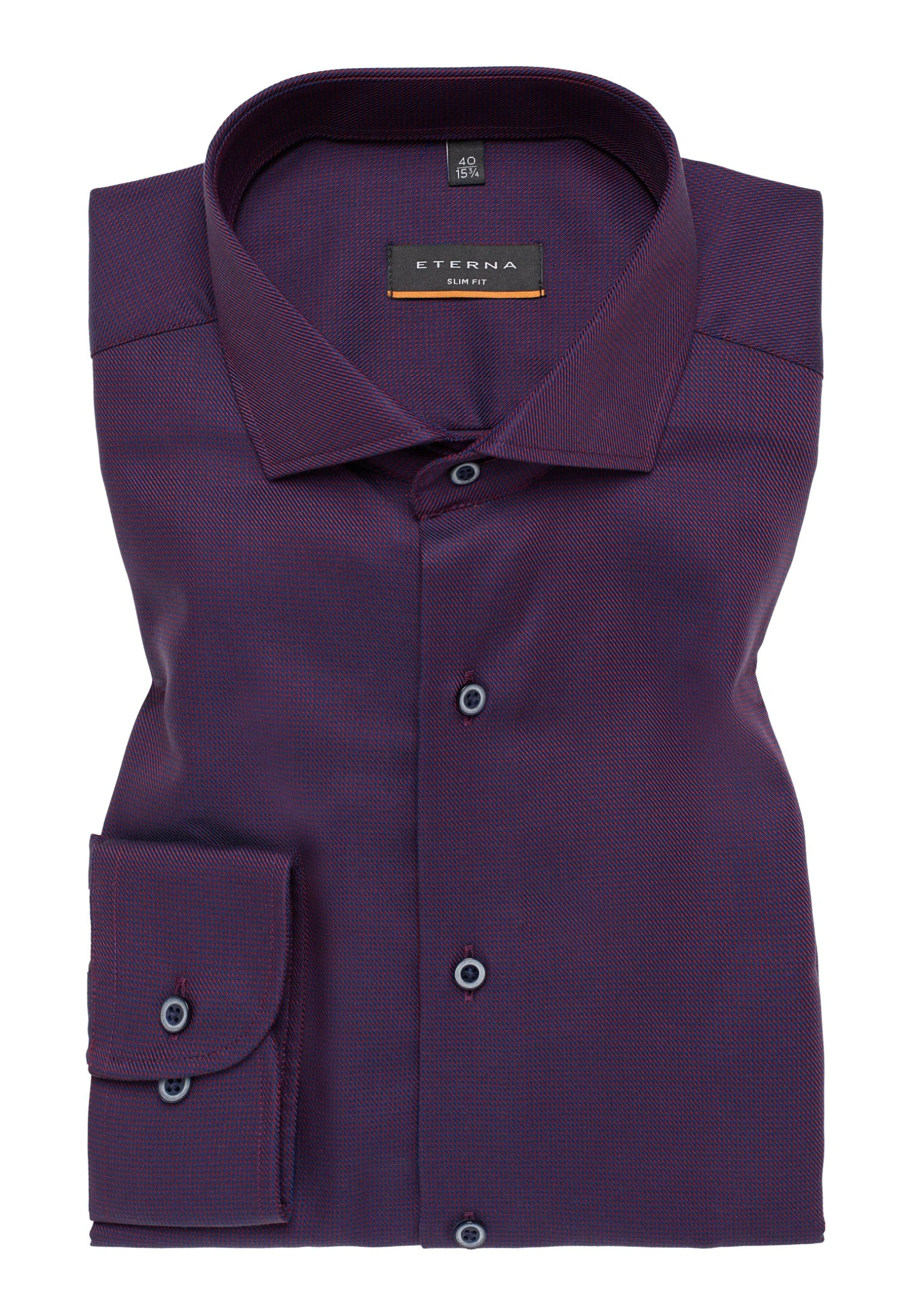 Eterna Overhemd - Bordeaux 8 Eterna Overhemd - Bordeaux - Afbeelding 6