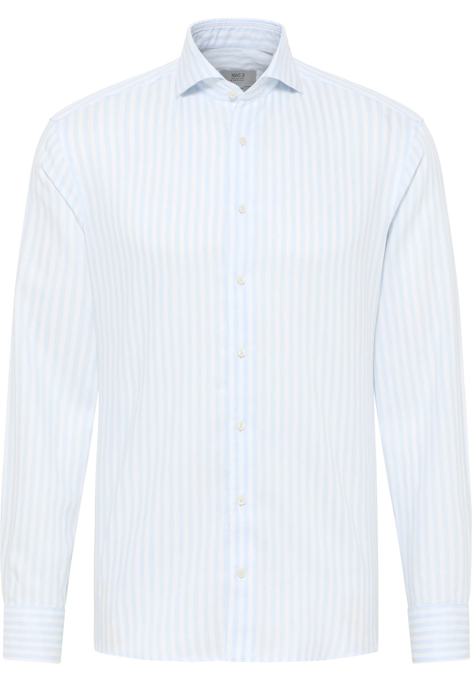 Eterna Gestreiftes Soft Tailoring- Zakelijk Overhemd - Hellblau 6 Eterna Gestreiftes Soft Tailoring- Zakelijk Overhemd - Hellblau - Afbeelding 4