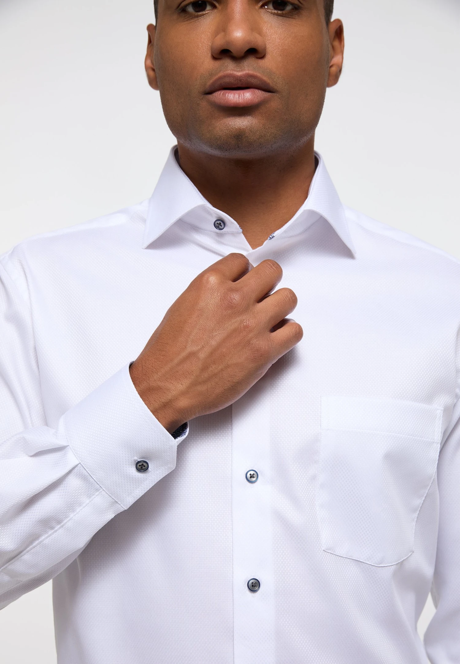 Eterna Modern Fit - Zakelijk Overhemd - Weiß 5 Eterna Modern Fit - Zakelijk Overhemd - Weiß - Afbeelding 3