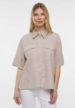 Eterna Even Loose Fit - Overhemdblouse - Sand