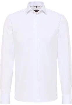 Eterna Unifarbenes Cover- Zakelijk Overhemd - Weiß -Eterna 6e07cbf3e00343f1a992c981d5df0802