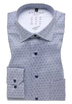 Eterna Performance Comfort Fit - Overhemd - Rauchblau -Eterna 6f0644ed4bfb446aad5d2f537f6e7a48