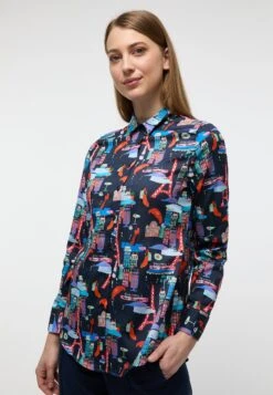 Eterna Classic Fit - Overhemd - Navy 9 Eterna Classic Fit - Overhemd - Navy -Eterna 6f52c07982bf4c7f8cd220506e15a008