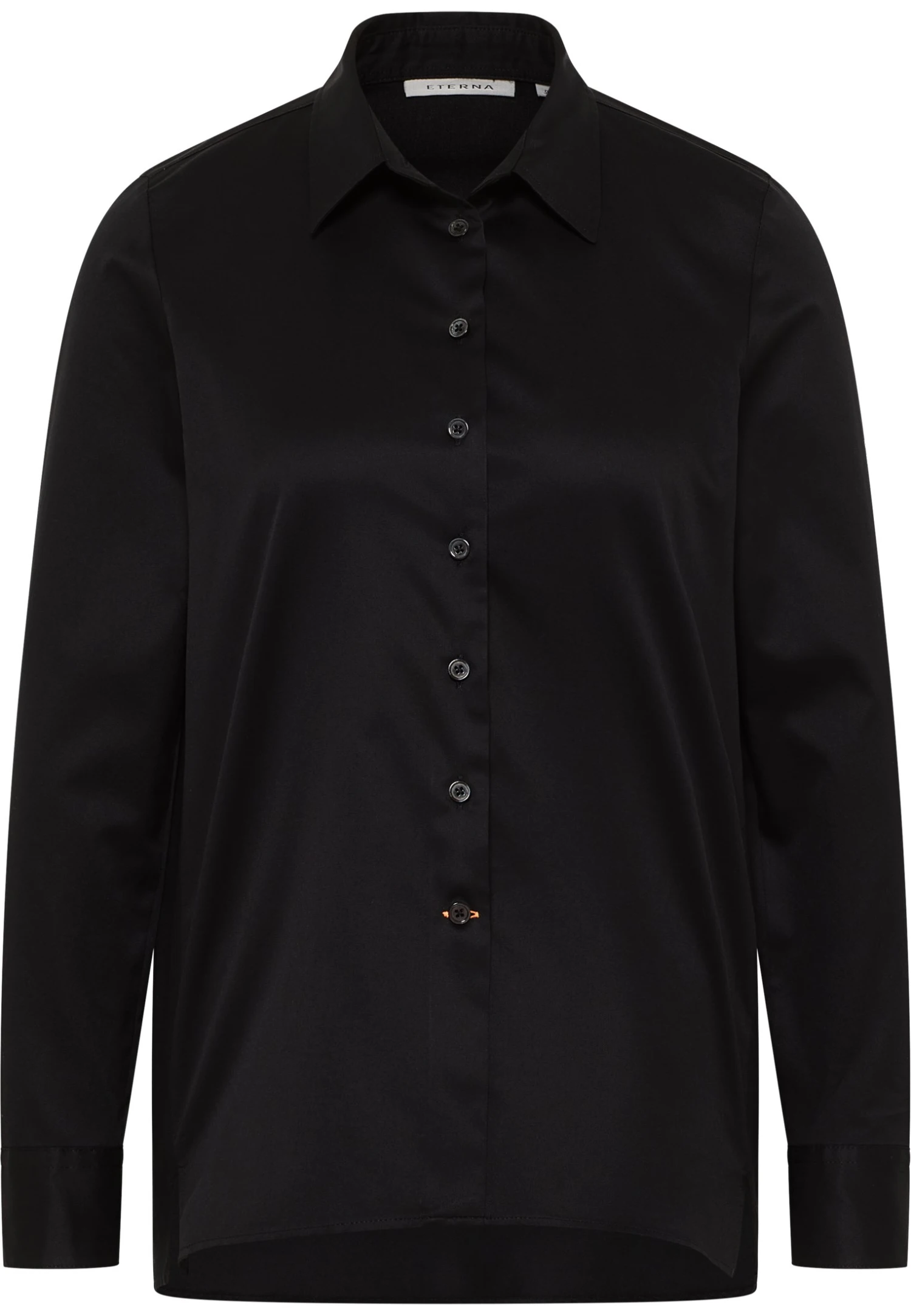 Eterna Langarm Modern Classic- Overhemdblouse - Schwarz 6 Eterna Langarm Modern Classic- Overhemdblouse - Schwarz - Afbeelding 4