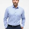 Eterna Struktur Comfort Fit - Zakelijk Overhemd - Blau 2 Eterna Struktur Comfort Fit - Zakelijk Overhemd - Blau -Eterna 71cf4c23b7624519a99efd6c6a85540f