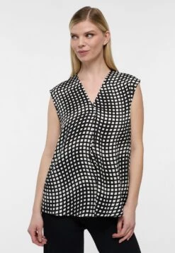 Eterna Classic Fit - Blouse - Schwarz