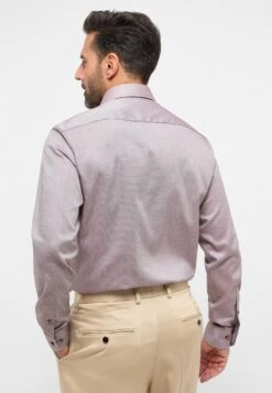 Eterna Strukturiertes - Modern Fit - Overhemd - Braun -Eterna 727e94400d9841dfb6ca5f327a8201bf