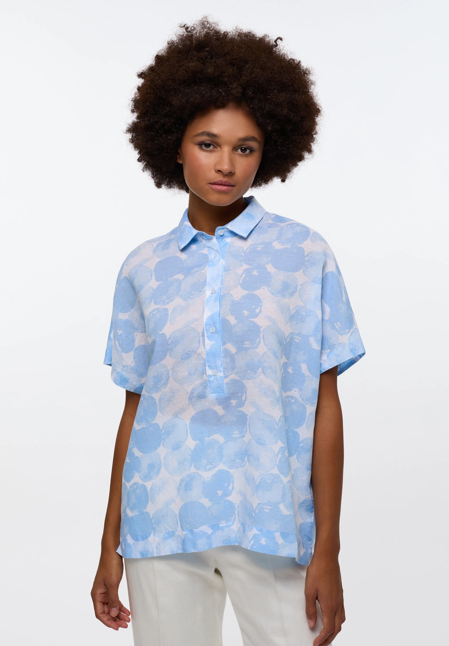 Eterna Loose Fit - Blouse - Hellblau 3 Eterna Loose Fit - Blouse - Hellblau