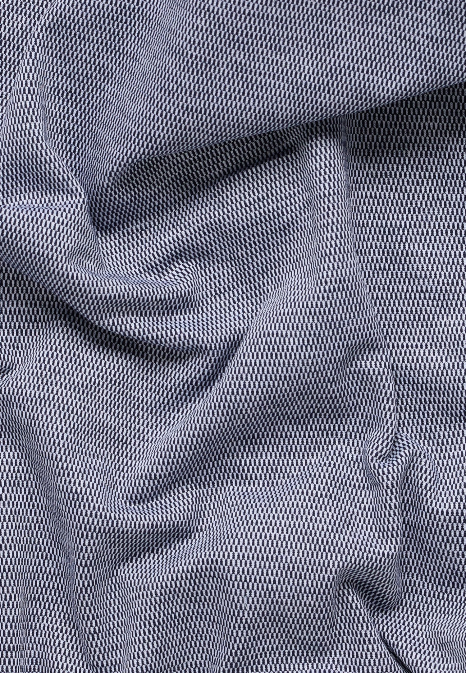 Eterna Soft Tailoring Struktur Modern Fit - Overhemd - Navy 7 Eterna Soft Tailoring Struktur Modern Fit - Overhemd - Navy - Afbeelding 5