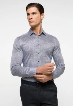 Eterna Slim Fit - Overhemd - Rauchblau
