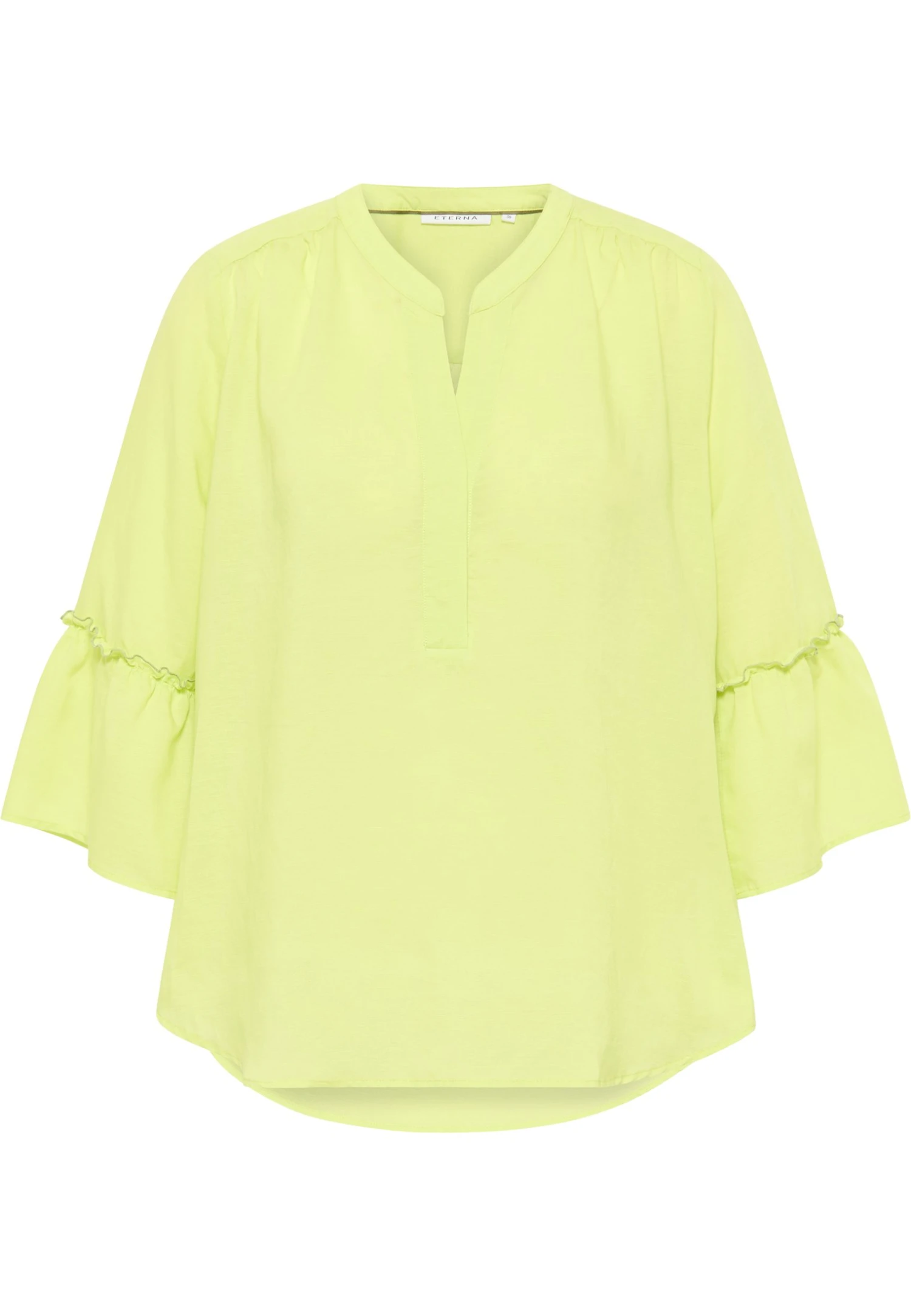 Eterna Long Aus Loose Fit - Blouse - Acid Lemon 6 Eterna Long Aus Loose Fit - Blouse - Acid Lemon - Afbeelding 4