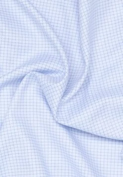 Eterna KariertesKurzarm Modern Fit - Overhemd - Blau -Eterna 76d1154e768e4edca7732f3e222bdc36