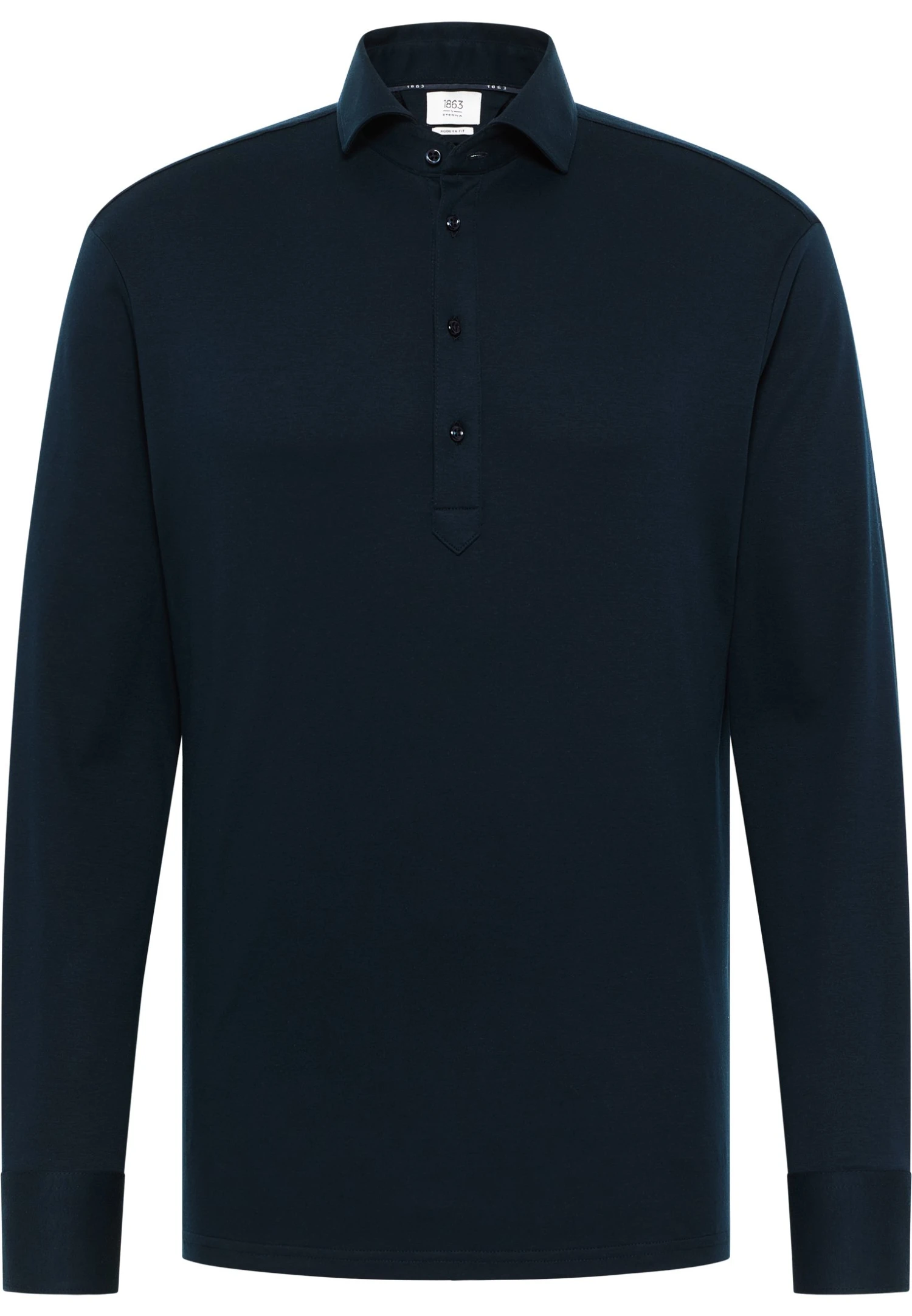 Eterna Modern Fit - Poloshirt - Dunkelblau 6 Eterna Modern Fit - Poloshirt - Dunkelblau - Afbeelding 4