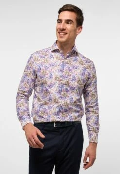 Eterna Bedrucktes Soft Tailoring Modern Fit - Overhemd - Lila