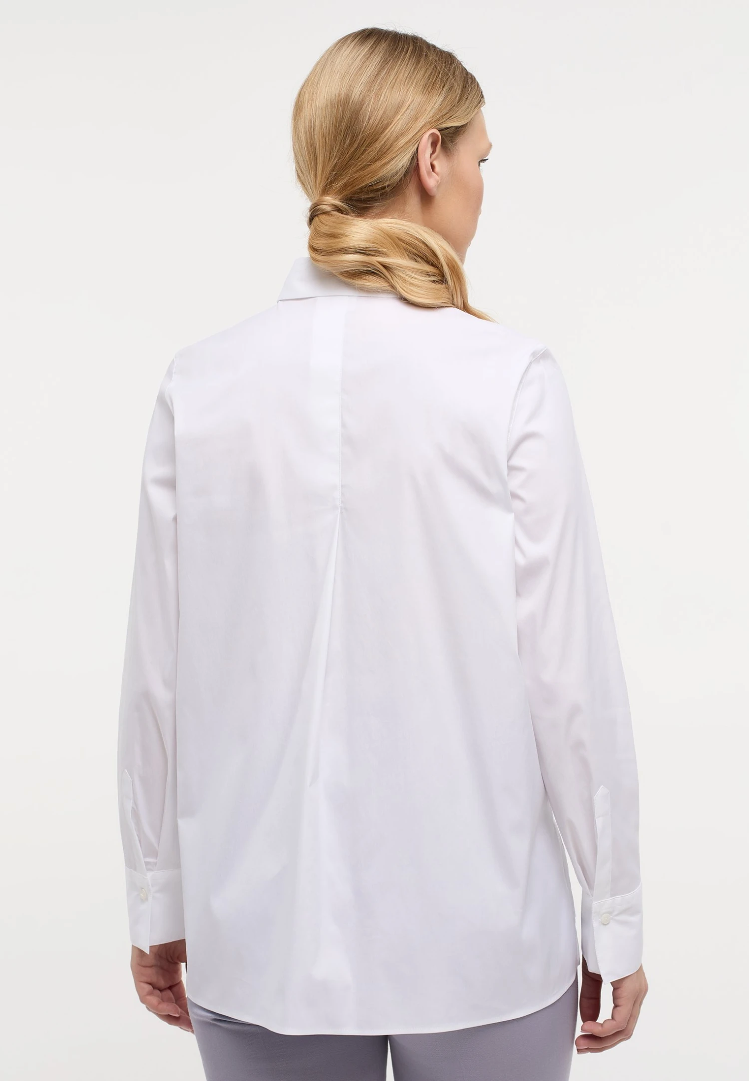 Eterna Loose Fit - Overhemdblouse - Weiß 4 Eterna Loose Fit - Overhemdblouse - Weiß - Afbeelding 2