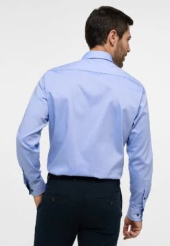 Eterna Unifarbenes Pinpoint Comfort Fit - Overhemd - Blau 9 Eterna Unifarbenes Pinpoint Comfort Fit - Overhemd - Blau -Eterna 7a56690d7ebe44e09174260bfb3c9e28