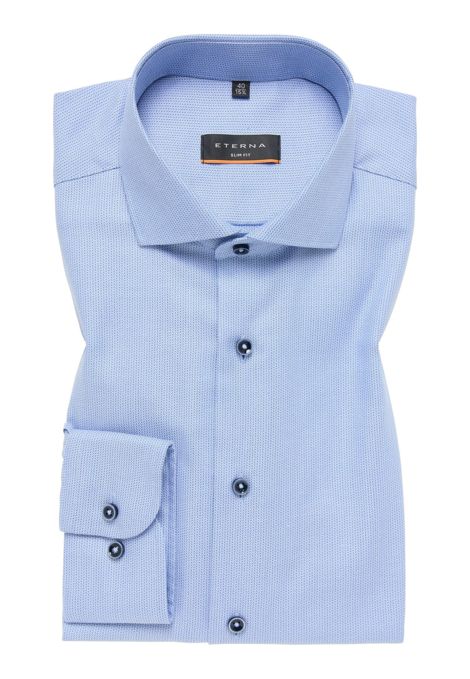 Eterna Slim Fit - Overhemd - Hellblau 7 Eterna Slim Fit - Overhemd - Hellblau - Afbeelding 5