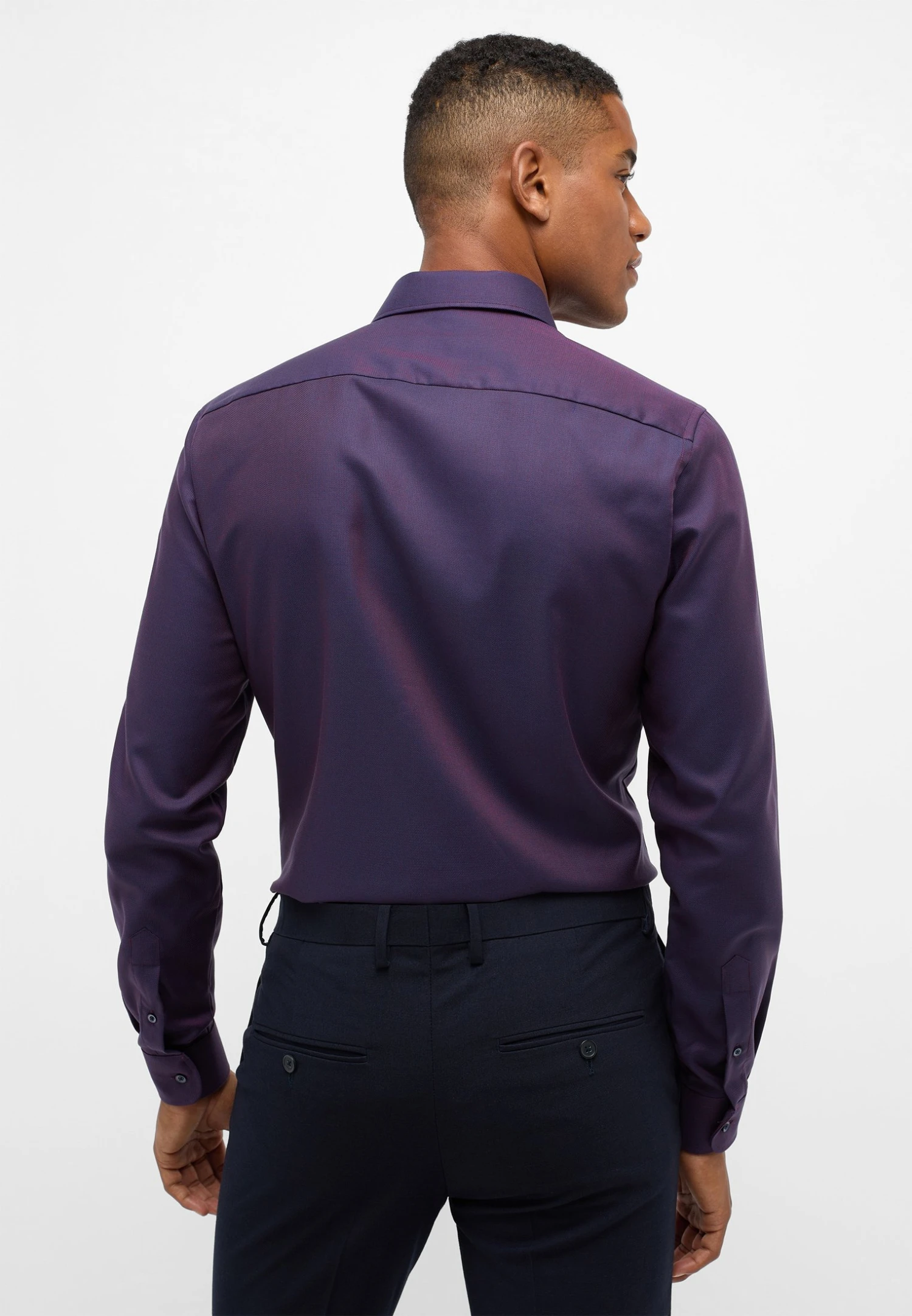 Eterna Overhemd - Bordeaux 4 Eterna Overhemd - Bordeaux - Afbeelding 2